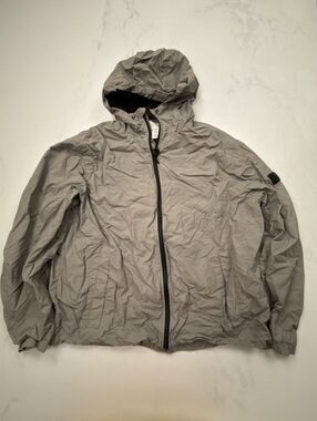 H&M Lightweight Jacket Gray 2010s Minimalist Streetwear - Mens XL